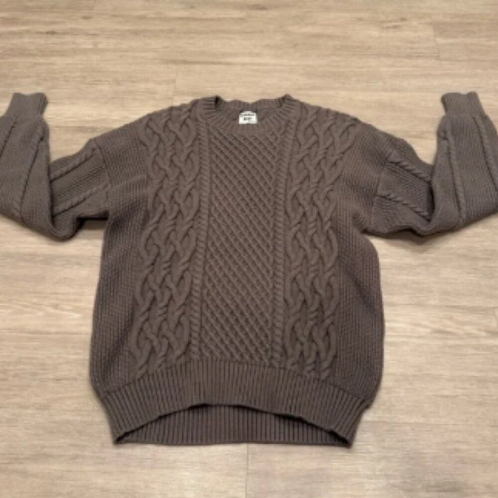 Aritzia Oversized Cable Knit Sweater